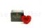 A Black Box With an Extra Large Vibrant Red Artificial Heart-Shaped Rose Made with Natural Preserved Petals